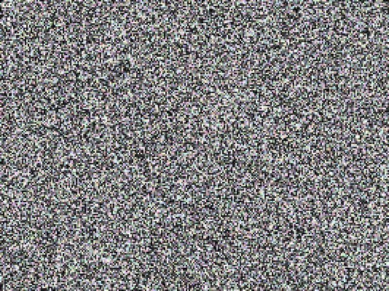 Generated TV static noise effect simulating vintage CRT television